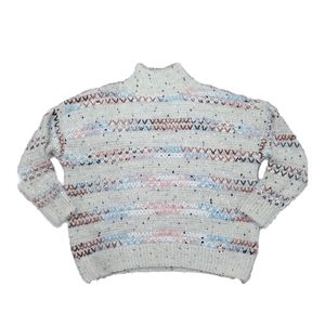 Love at First Find Eyelash Mock Neck Sweater